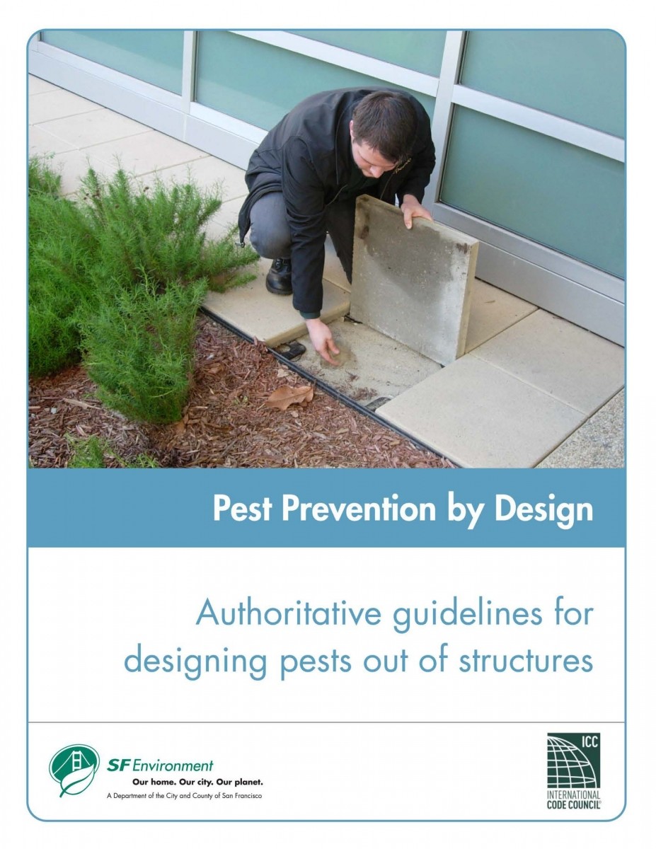 Cover page for "Pest Prevention by Design" report by SFE