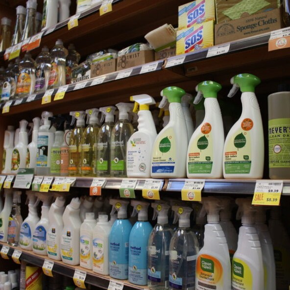 Environmentally friendly spray disinfectant bottles 